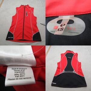 Pearl Izumi Cycling Vest Youth? XS Red PRO Series Softshell‎ Pockets Full Zip
